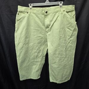 Men's Light Green Casual Shorts